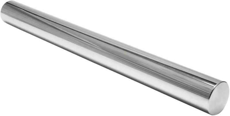 Stainless Steel Rolling Pin Non Stick Hollow Design Anti Slip Handles For Pasta Pizza Pastry - Image 1